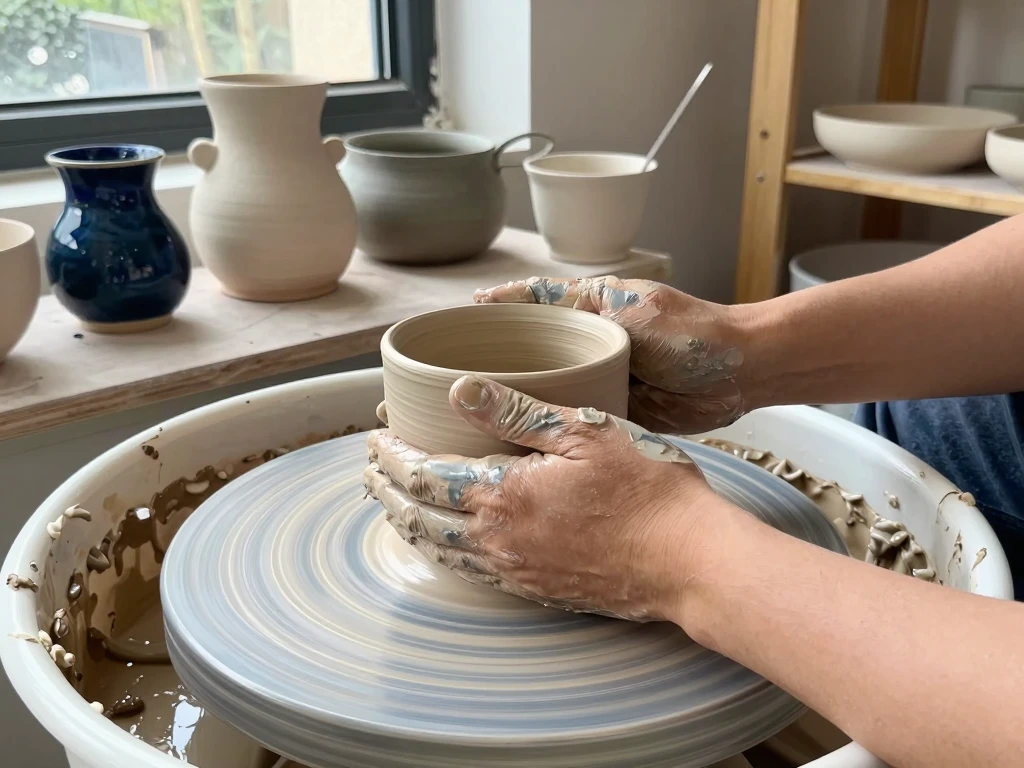 Ceramic Artist at Work